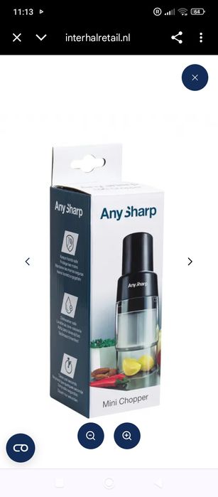 Mini tocător universal .Anysharp.Profesional.nou