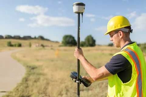 Геодезист топографическая съемка разбивка осы подсчет участка