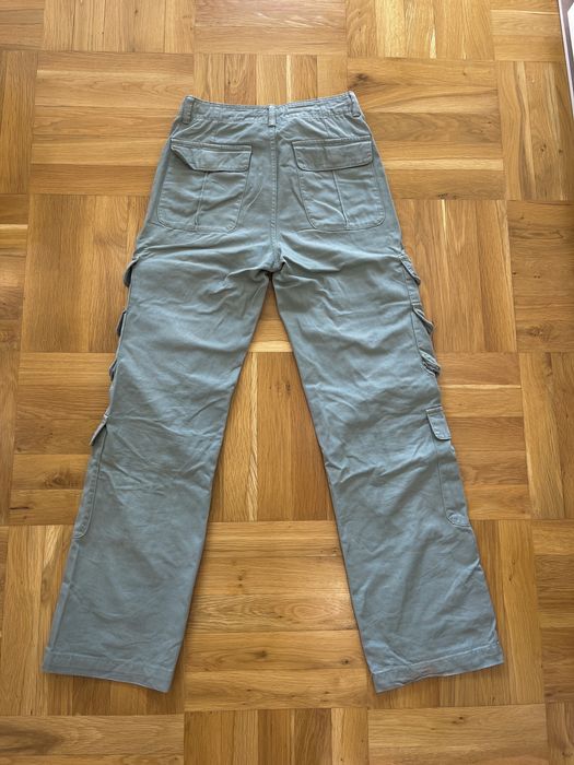 Straight leg Cargo зелени дънки