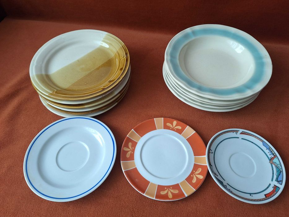 Farfurii mari si mici - folosite, stare buna