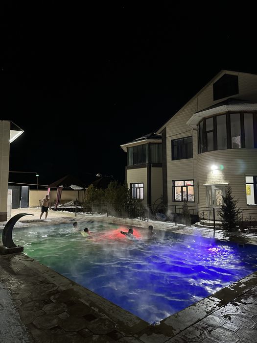 Акция 50% Коттедж Бургулюк Подогрев Бассейн,Бильярд.