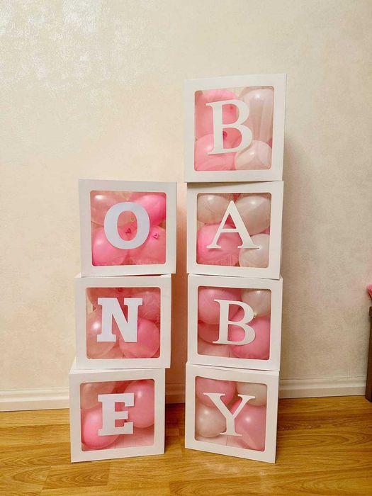 Cutii pentru baloane - petreceri, botez, zi de nastere, gender reveal