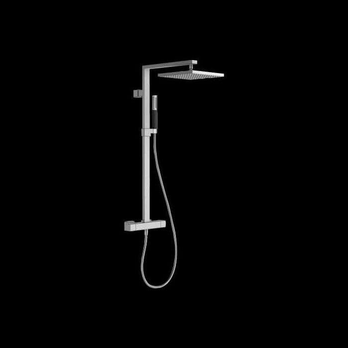 Душ колона с термостат и квадратна хром–Jacob Delafon Strayt E98321-CP