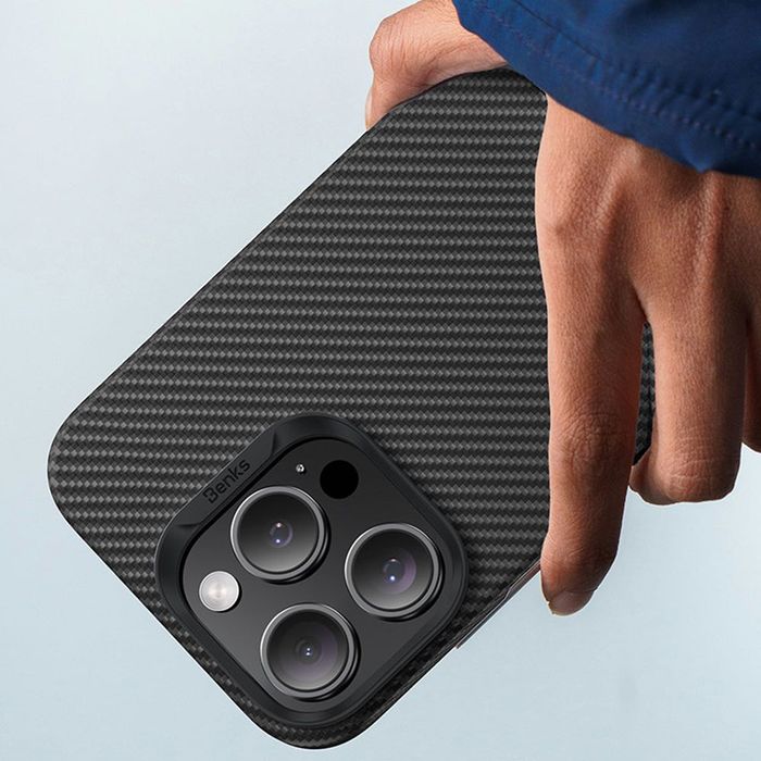 Кевларен кейс Benks Armor Air Kevlar с MagSafe за iPhone 16 Pro/Max