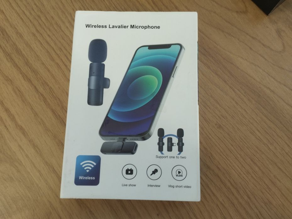 2 безжични микрофона за Iphone