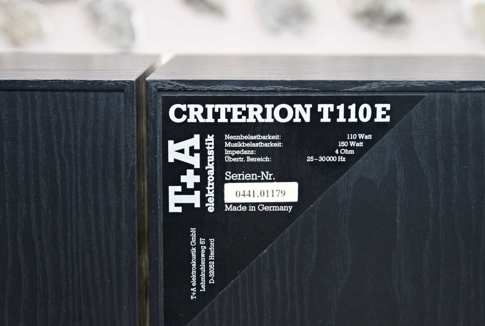 Boxe T+A Criterion T 110 E, boxe de podea