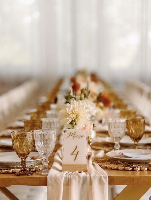 Numere de Masă Nuntă / Botez Personalizate – Decor Evenimente