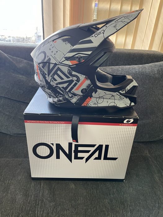 ТОП ЦЕНА Мотокрос каска O’neal 3SRS V.22 BLACK/GRAY/ORANGE