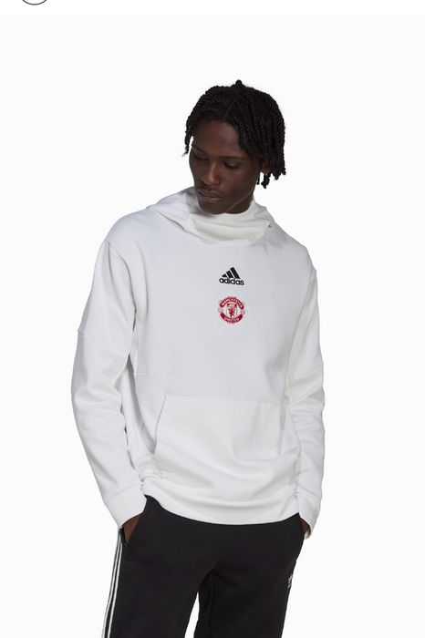Блуза adidas Manchester United 22/23 Travel - Бяла