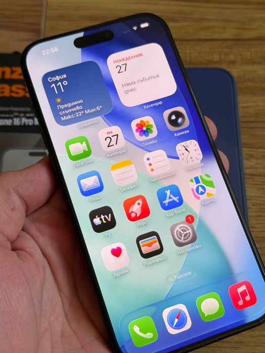 iPhone 16 Pro Max 256GB Black Titanium/Гаранция/Батерия 100%