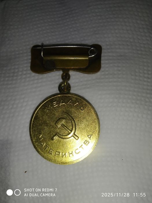 Медаль материнства
