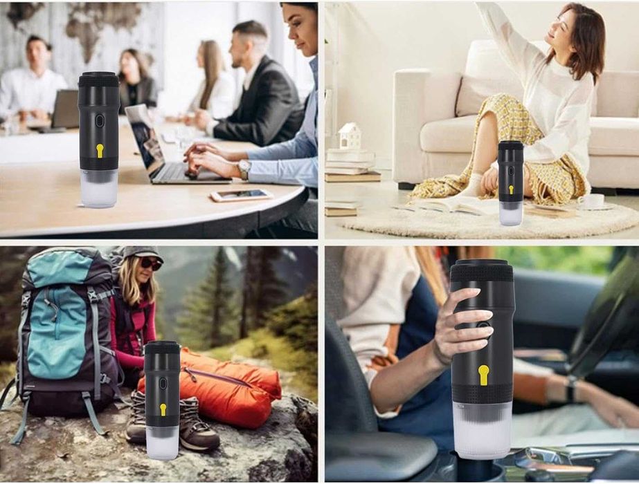 Портативна кафе машина,съвместима Nespresso,Dolce Gusto и насипно кафе