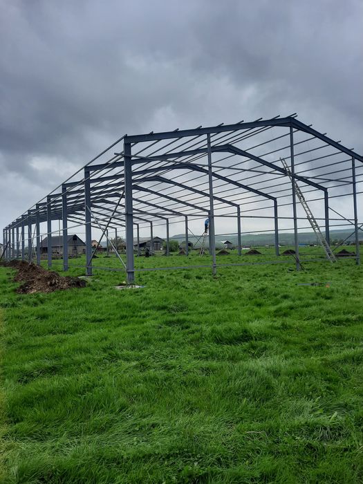 Vând  hală metalica conform proiectului dvs lucrăm fără avans