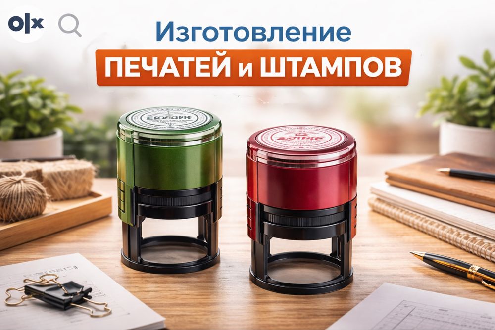 Изготовление печатей и штампов! Сделать печать для ИП/ТОО/Врачебная