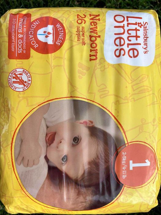 Памперси внос от Англия