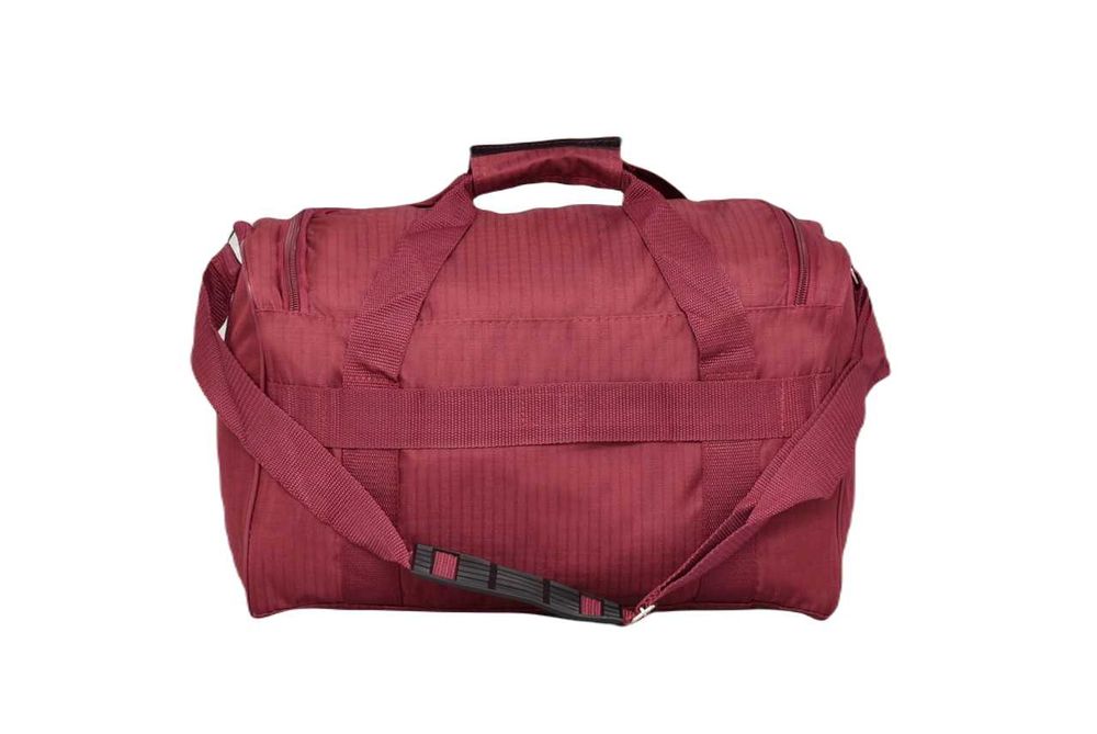 Чанта за ръчен багаж 40 х 25 х 20см бордо/синя