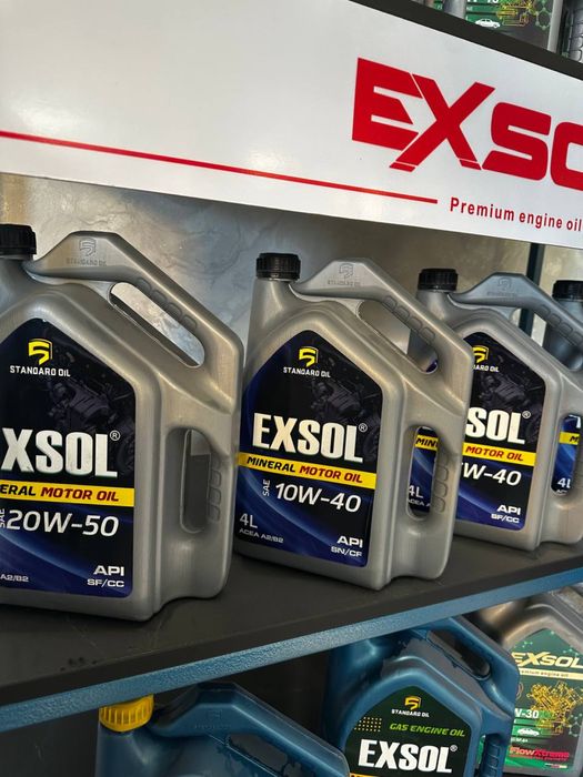 EXSOL 10w40 API SN/CF (4L) моторное масло