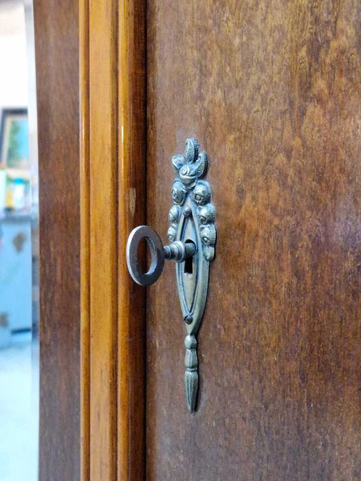 *ПРОМОЦИЯ* Уникален трикрилен гардероб с огледало в стил Art Deco