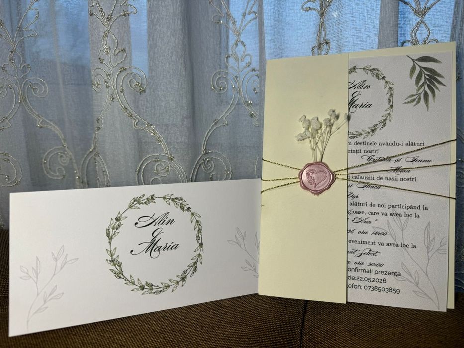 Invitații de nuntă/botez