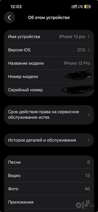 Iphone 13 pro sotiladi ideal holatda