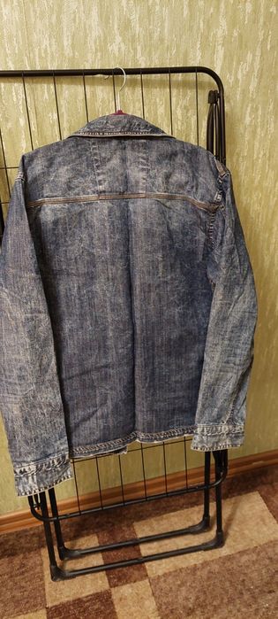 Куртка необычная джинсовая