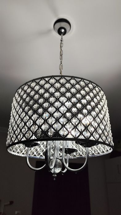 Candelabru cu pietricele