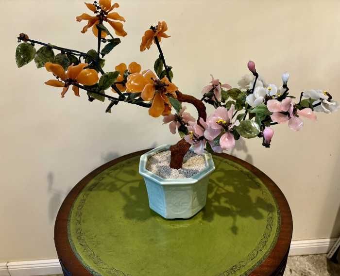 Spectaculos bonsai din jad-antic-50x60 cm-Franta