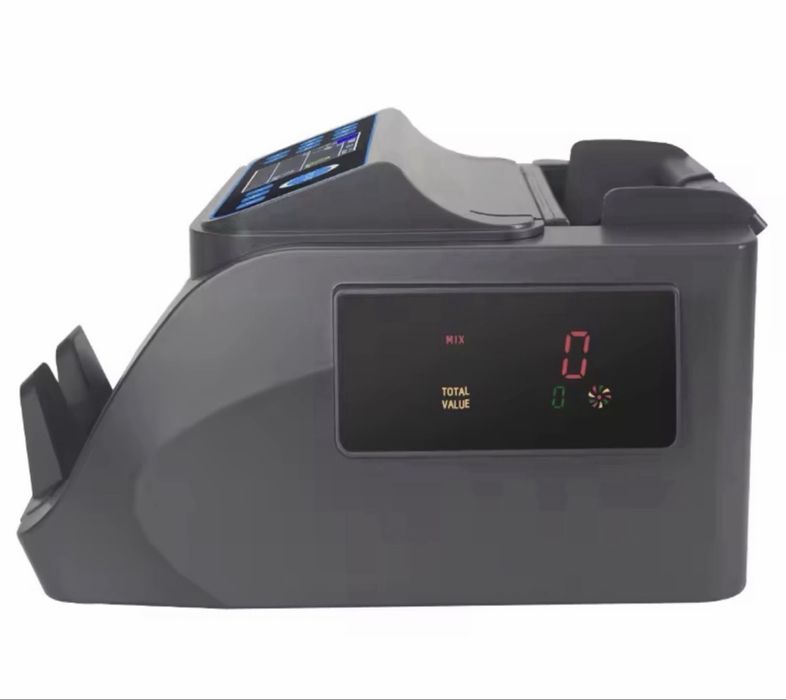 Професионална машина за броене на банкноти с детекция за фалшиви пари.