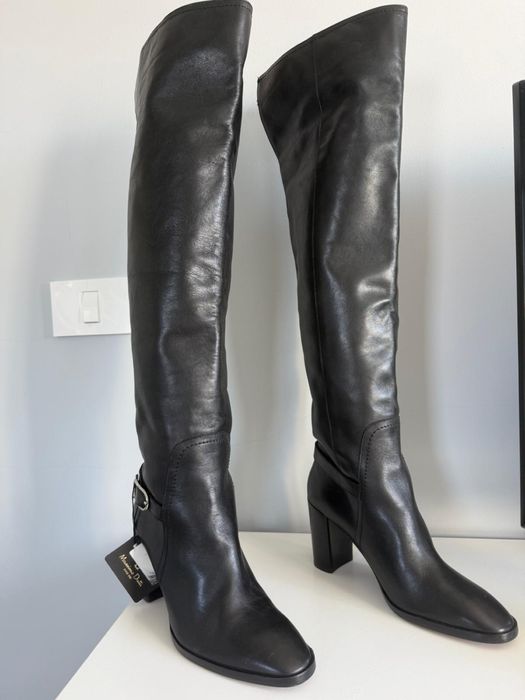 Massimo Dutti cizme din piele marimea 36