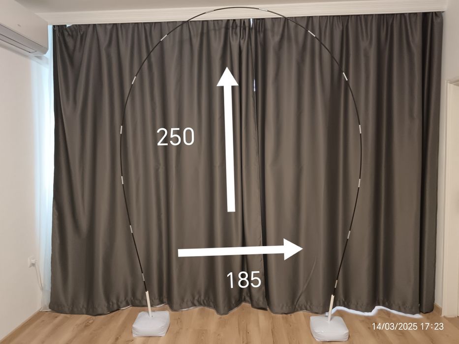 Арки, калъф и помпа под наем