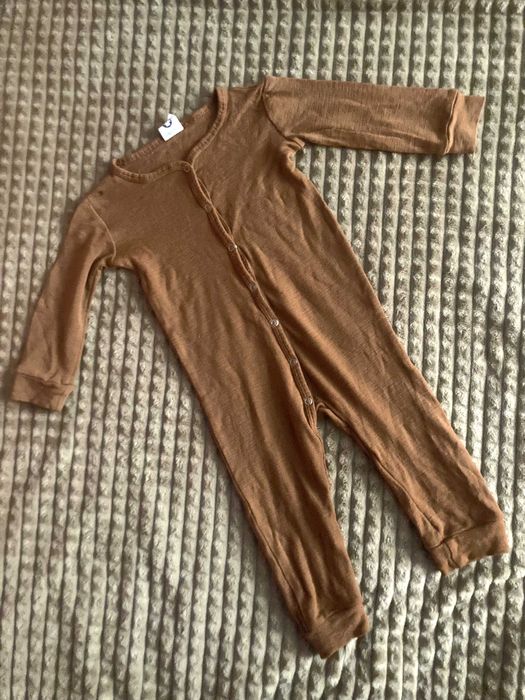 Salopetă Fred’s World din lână organică – 74 cm (9-12 luni)