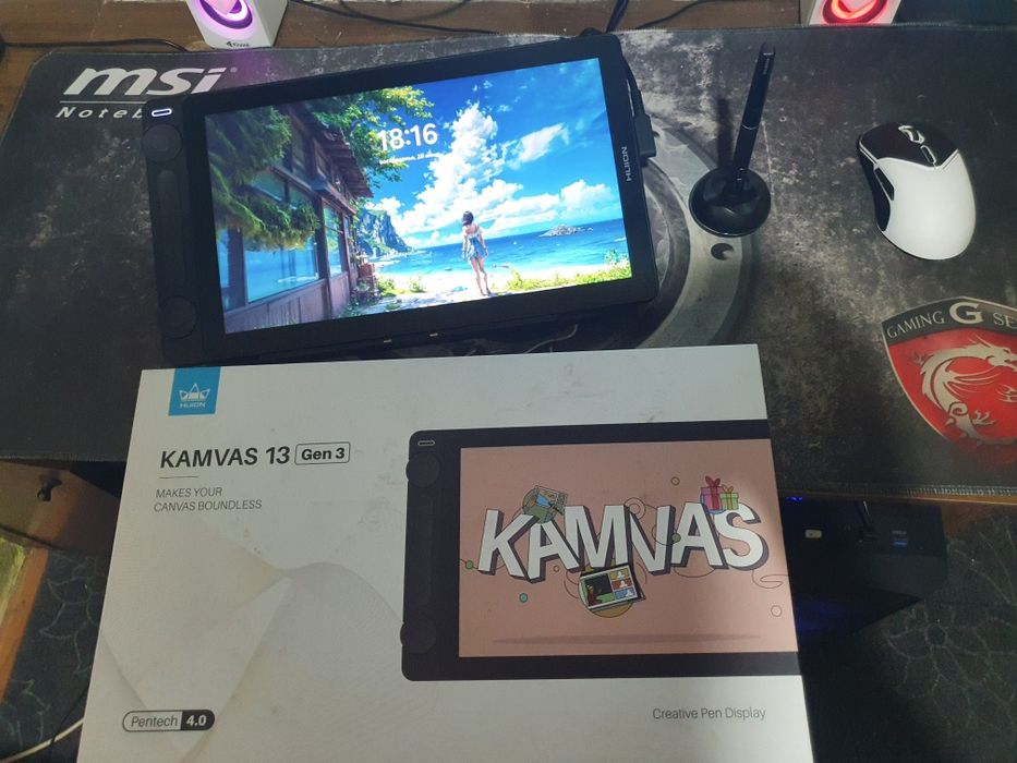 Huion Kamvas 13 Gen 3 sotiladi
Продам Huion Kamvas 13 Gen 3