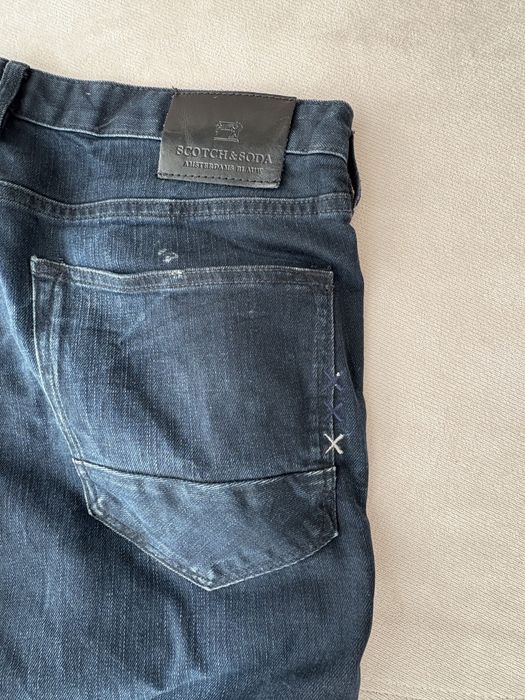 Дънки Scotch&Soda тъмно син деним