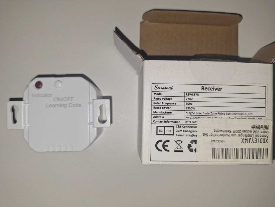 Mini Receiver Radio Smart / Releu Wireless ON/OFF Smart Home - Nou în cutie