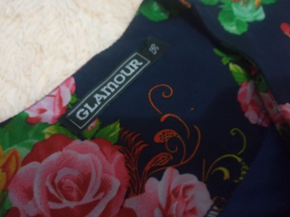 Шифоновое платье 54 размера