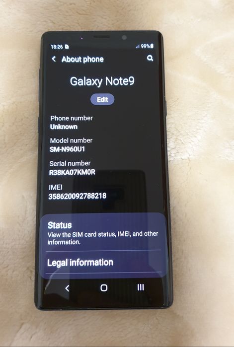 Samsung Note 9 dual sim