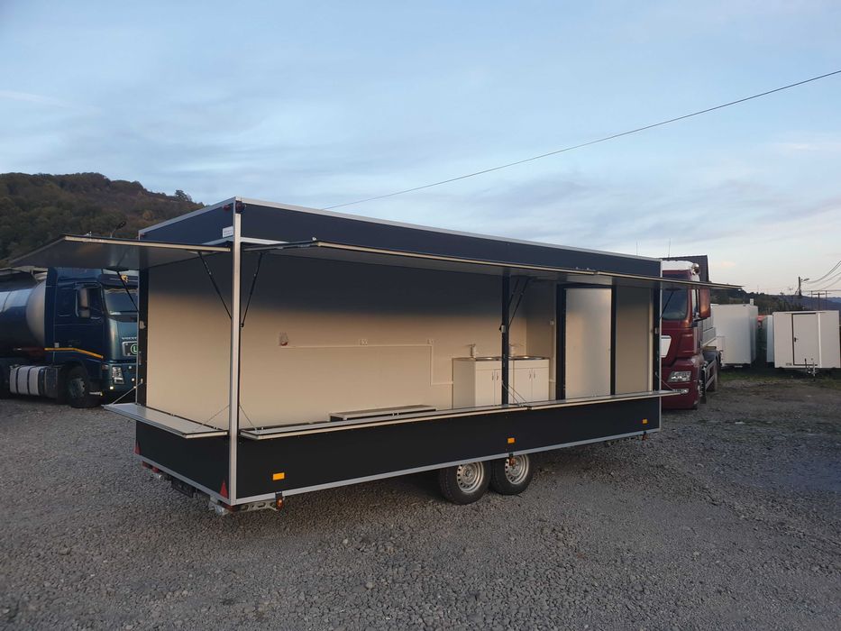 Rulote comerciale 6m ,FAST FOOD, STREET FOOD, FOOD TRUCK !!