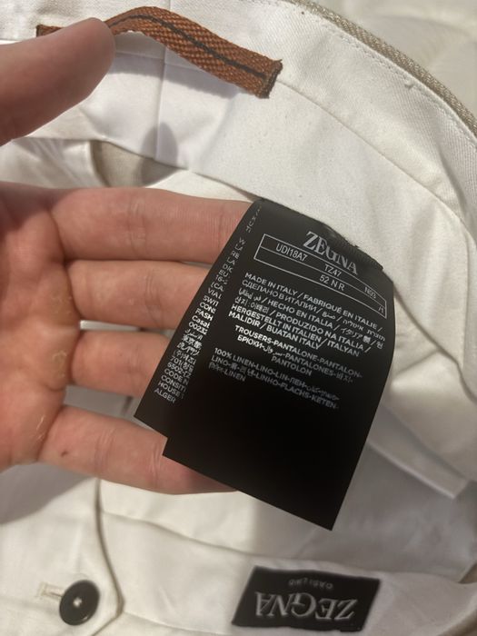 Ленен панталон Zegna 52 нов