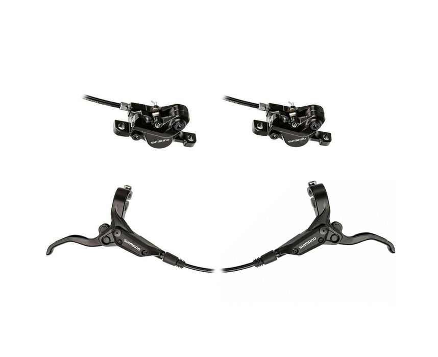 ПРОМОЦИЯ Комплект спирачки Shimano BR-M396 - хидравлични дискови , предна и задна