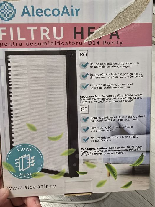 Vând dezumificator AlecoAir+filtru hepa