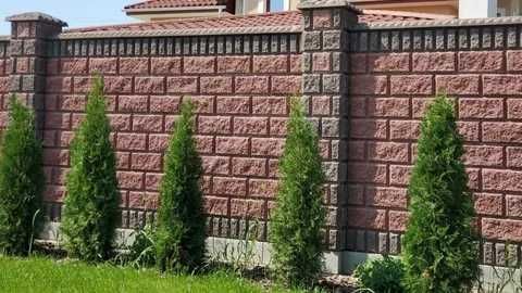 Пескоблок заборный Шымкент