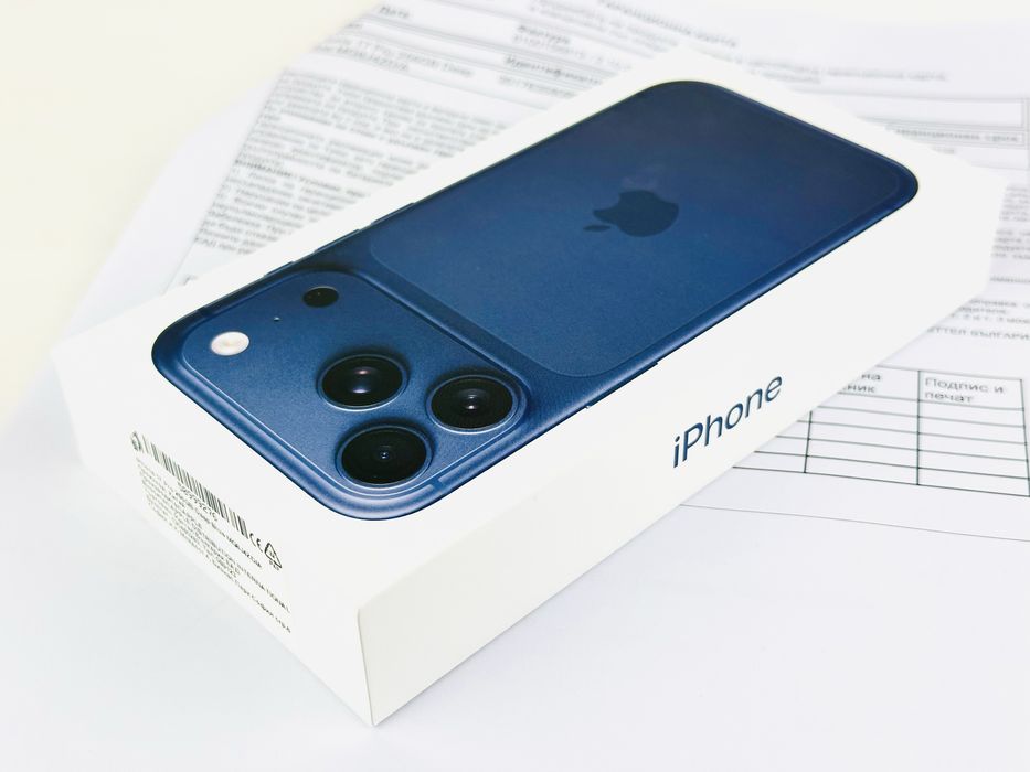 НАЛИЧЕН! Apple iPhone 17 Pro 256GB Deep Blue 3г. Гаранция!