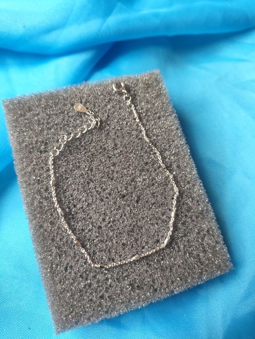 Сребърна гривна мини