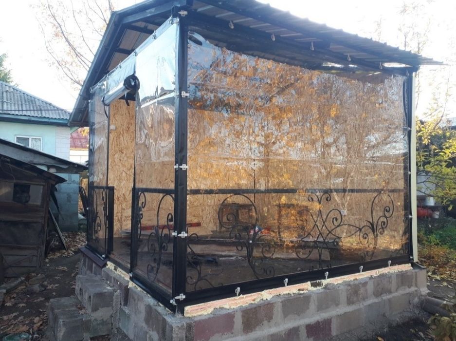 Мягкие окна ПВХ шторы