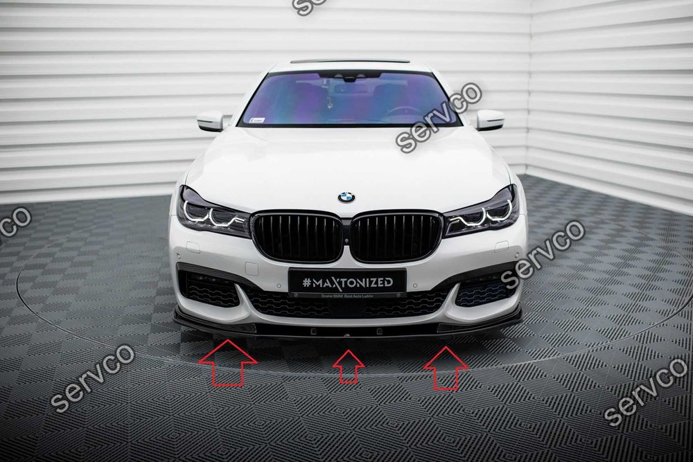 Prelungire bara fata Bmw Seria 7 G11 M-Pack 2015-2018 v2 Maxton Design