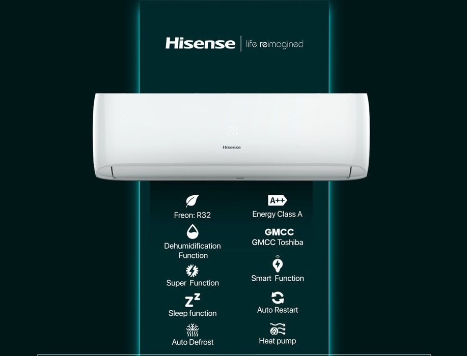 Кондиционер Hisense Wings 12 DC+Доставкай