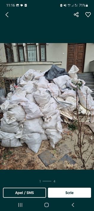 Ievacuam moloz la ceamai înaltă calitate ofermi masini plus omeni pent