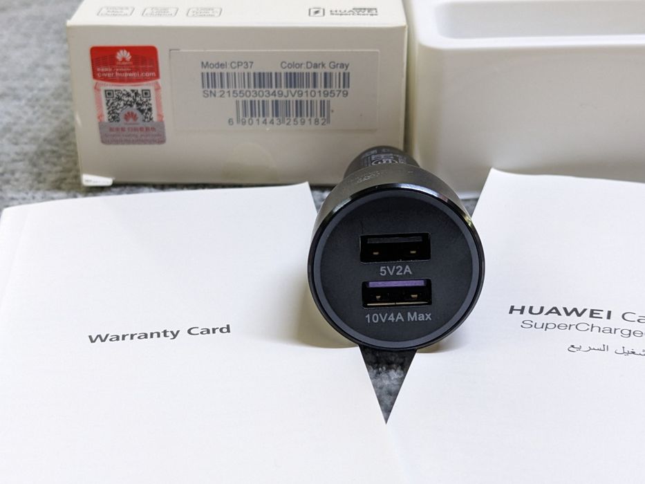 Автомобильное зарядное устройство HUAWEI SUPERCHarger(Max 40W)