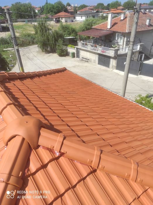 Монтаж на безшевни улуци и ремонт на покриви.0892039705
