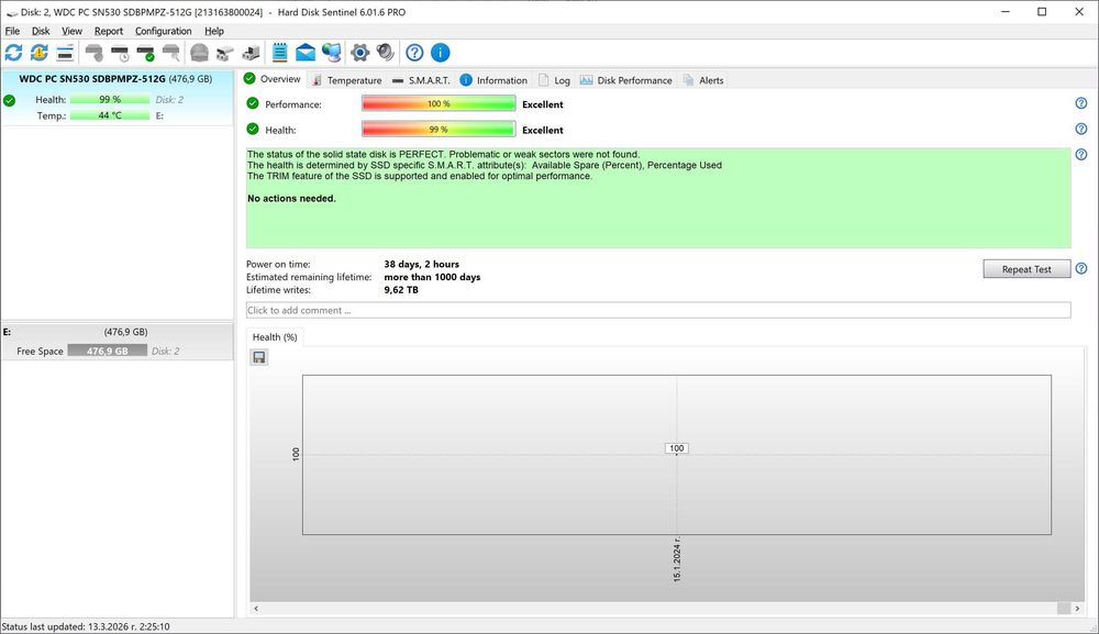 Western Digital PC SN530 512GB M.2 2242 NVME SSD